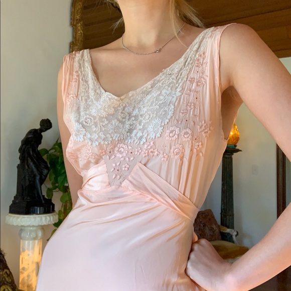 1930s silk slip - Picture 1 of 4